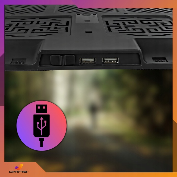 Podstawka chłodząca pod laptopa 17 podkładka laptop 14 15 15.6 17 18 19"