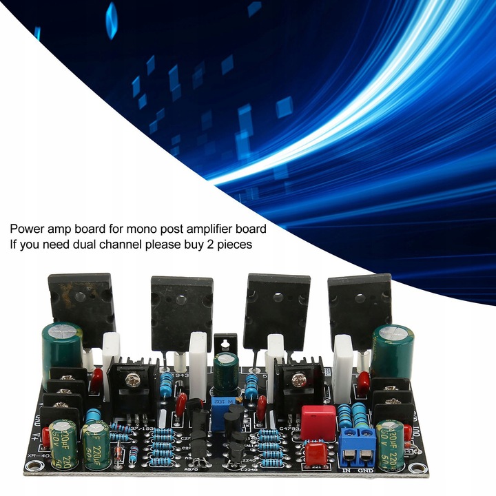 PŁYTKA WZMACNIACZA MOCY MONO 200W O DUŻEJ MOCY A970 C2240 20-90 V