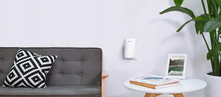 Wzmacniacz sygnału WiFi TP-Link RE200 AC750 Dual Band Z POTREM RJ45