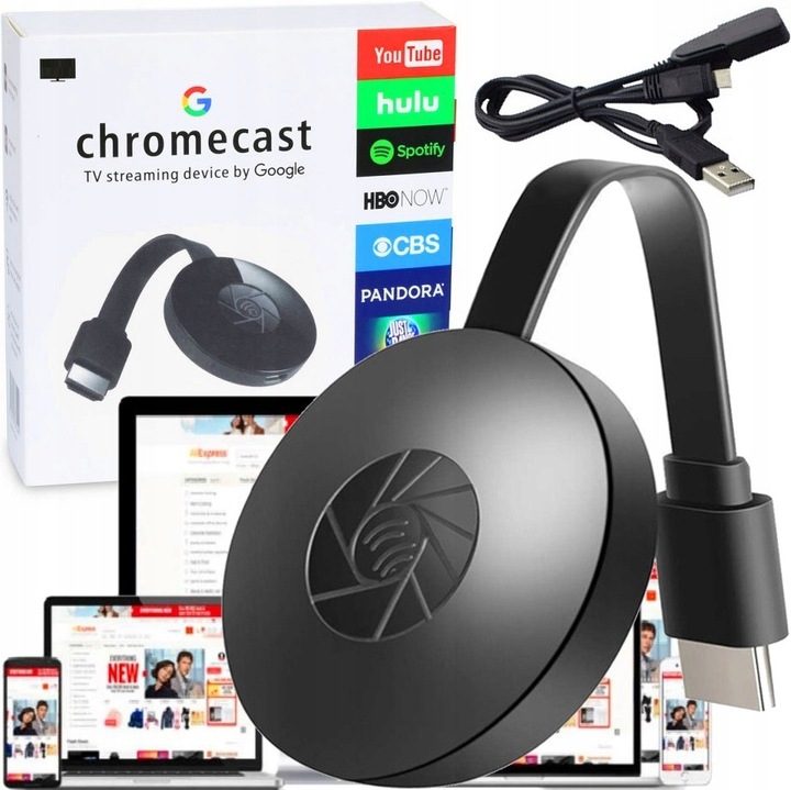ADAPTER G2 HDMI WIFI CHROMECAST STREAM HD WECAST BEZPRZEWODOWY