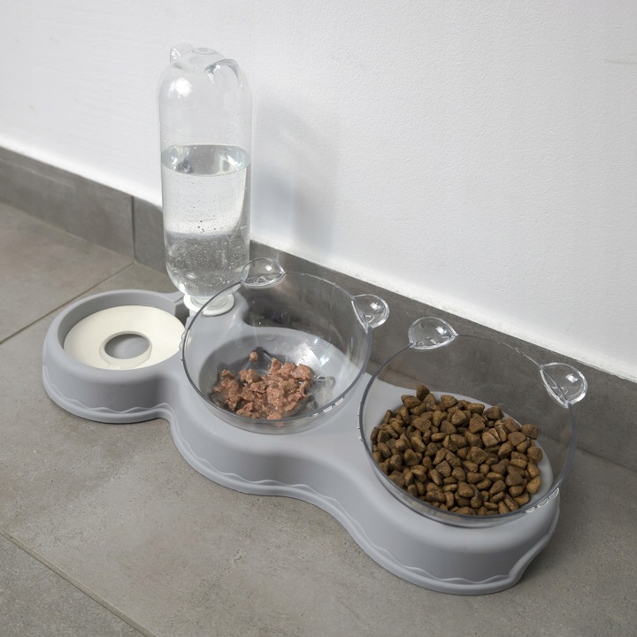 MISKI DLA KOTA ZWIERZĄT Z AUTOMATYCZNYM DOZOWNIKIEM PODAJNIKIEM WODY