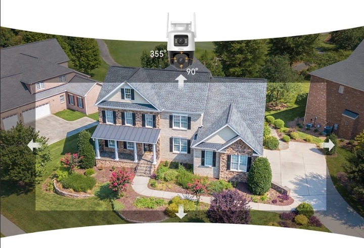 Kamera zewnętrzna obrotowa IP Imou Cruiser Dual (5MP+5MP) dwa obiektywy