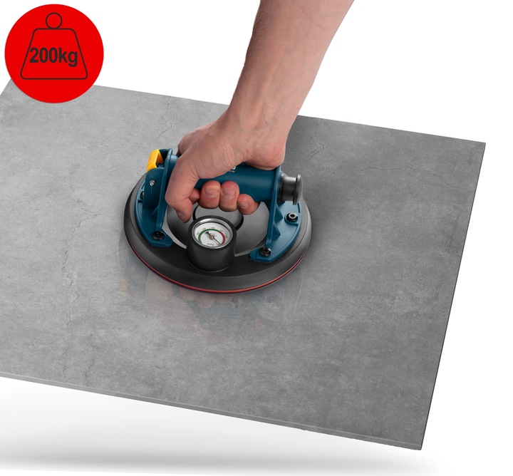 PRZYSSAWKA DO PŁYTEK GLAZURY PRÓŻNIOWA uchwyt z pompką do 200kg