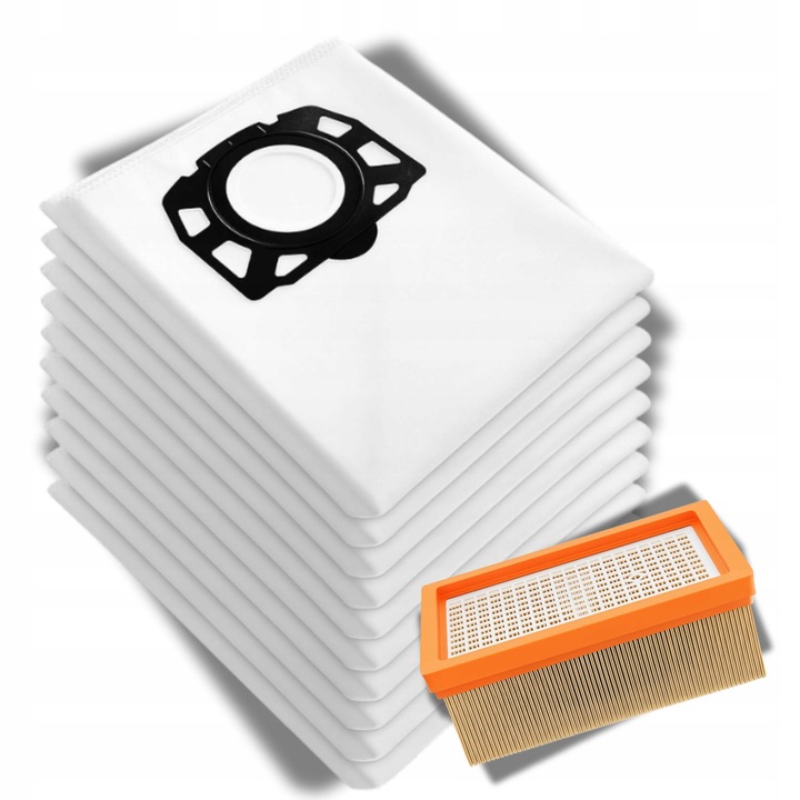 10x Worki do odkurzacza KARCHER WD4 WD5 WD6 MV4 MV5 MV6 SE 5.1000 +