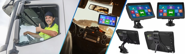 Nawigacja samochodowa dla ciężarówek GPS 7 iGO Primo TIR BUS Autobus