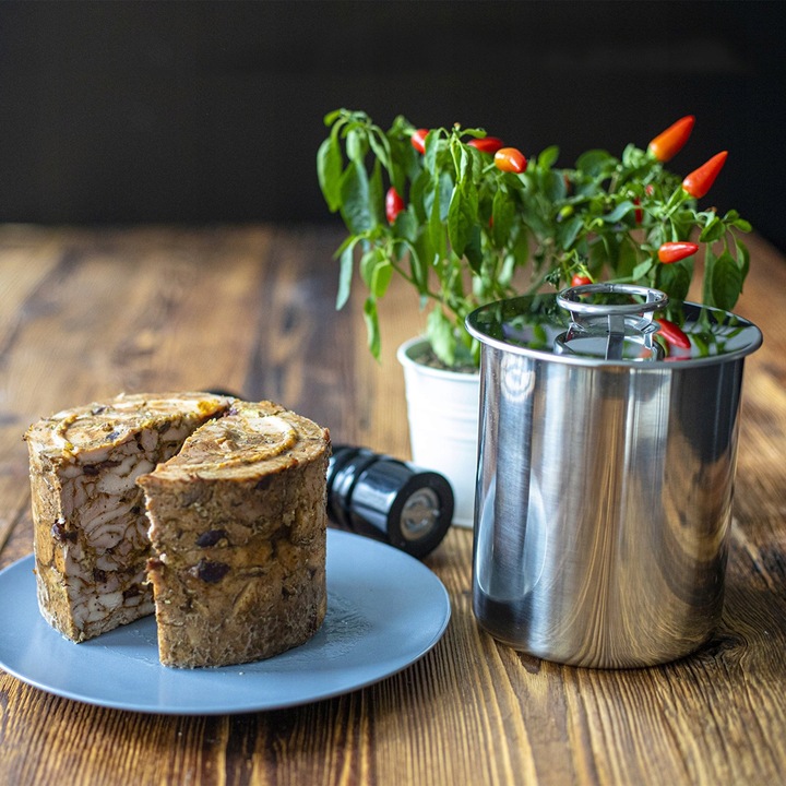 Szynkowar duży 3kg ZESTAW worki termometr zioła