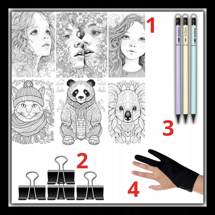 TABLET GRAFICZNY TABLICA DZIECI RYSOWANIA DESKA KREŚLARSKA LED+5 GRATISÓW