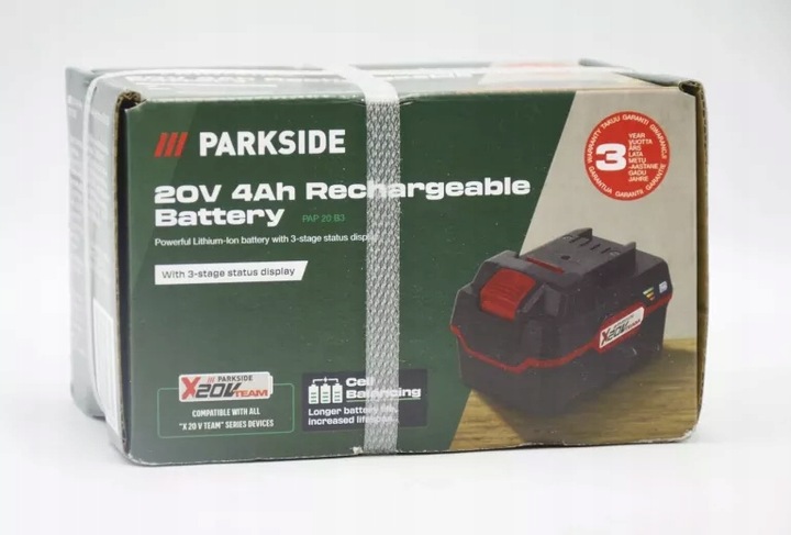 Akumulator Li-Ion Parkside 20 V 4 Ah