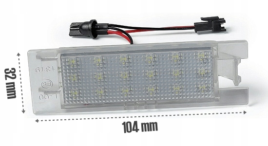 PODŚWIETLENIE TABLICY REJESTRACYJNEJ LED OPEL INSIGNIA ASTRA J H CORSA D