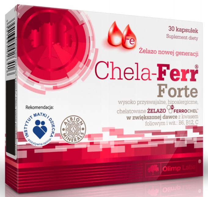 OLIMP CHELA-FERR FORTE 30kaps MOCNE ŻELAZO