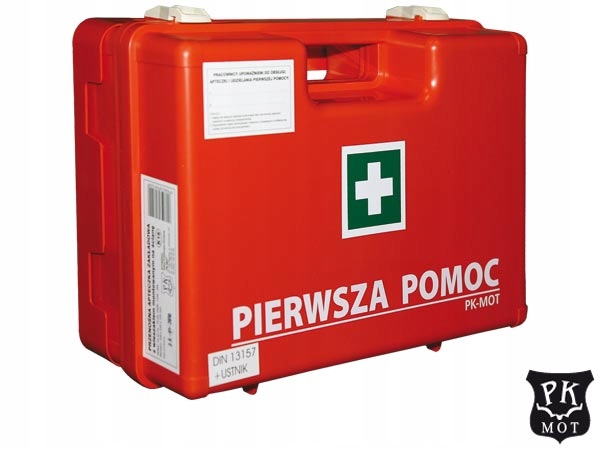 Apteczka K15 przemysłowa z wieszakiem + ustnik