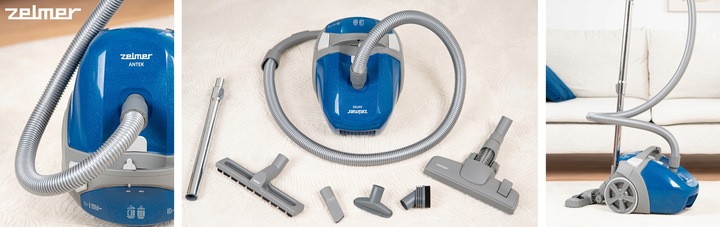 ODKURZACZ WORKOWY ZELMER ANTEK TRADYCYJNY Z FILTREM HEPA + KOŃCÓWKI