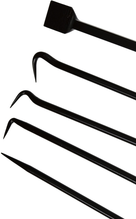 Zestaw grotów-haków i skrobaków 9el.