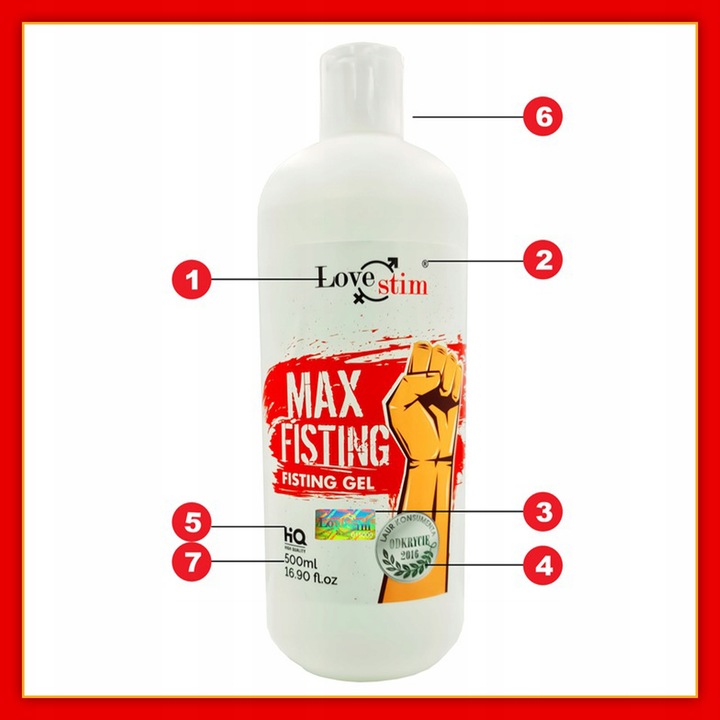 MAX FISTING 500ml ŻEL DO FISTINGU ANAL I WAGINAL