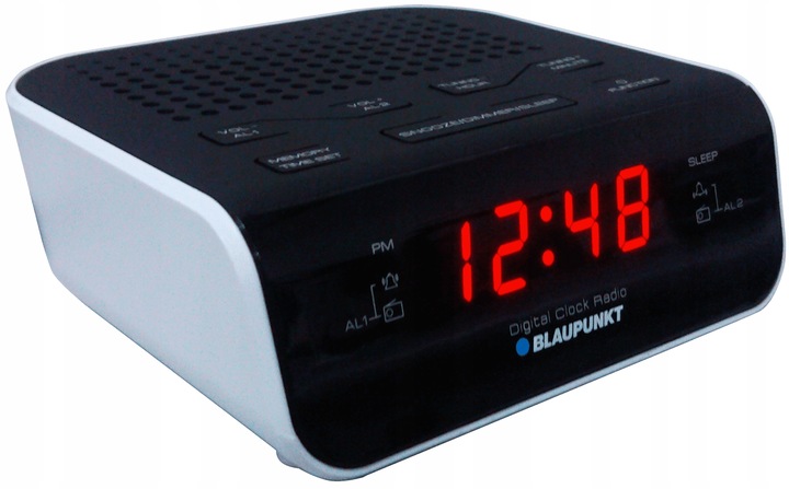 Radio PLL FM budzik alarm zegarek LCD - Blaupunkt CR5WH