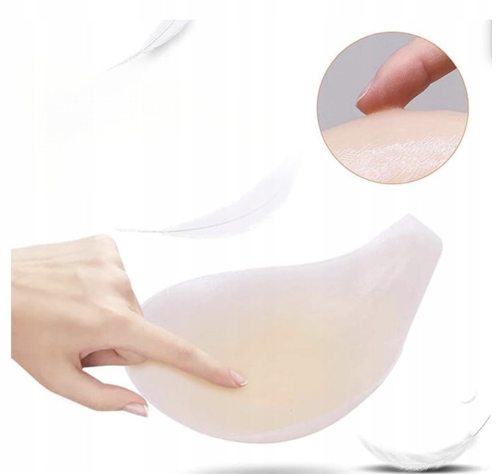 Naklejki unoszące biust, silikonowe Anguxer r.L - wielokrotnego użytku