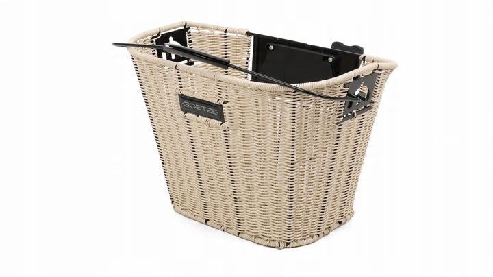 Kosz rowerowy przedni Goetze KR-06 ecru