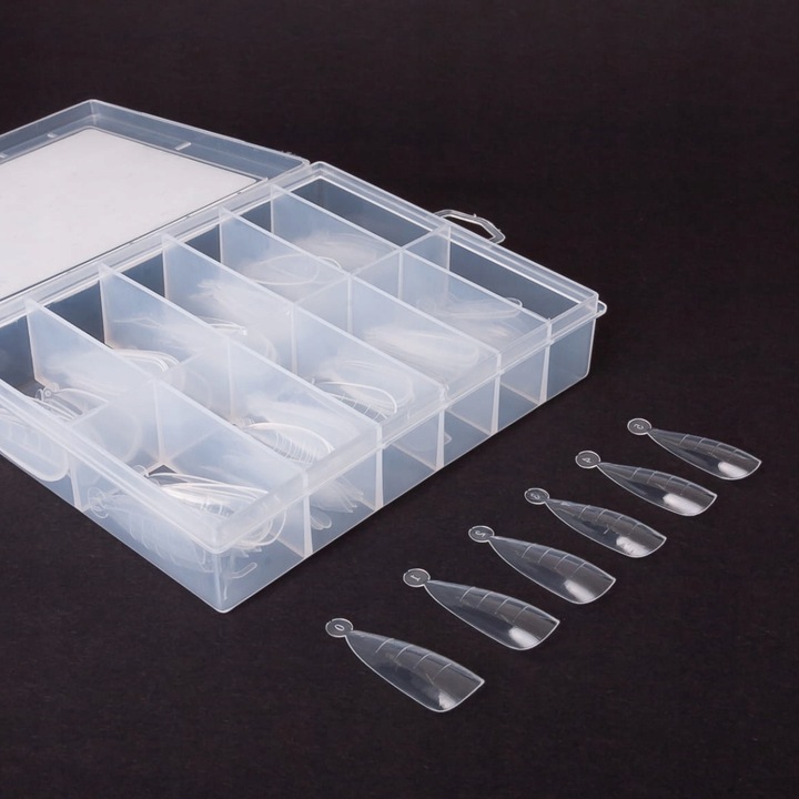 Claresa Stylistic Górne Formy do akrylożelu dual form Almond 120szt Migdał