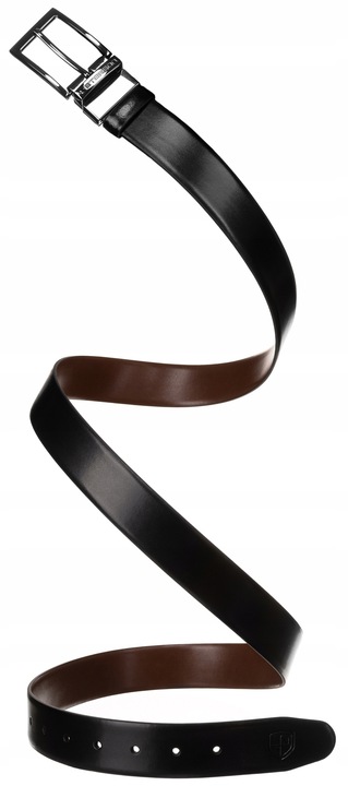 Męski pasek skórzany do spodni Peterson prezent dwustronny wymienne