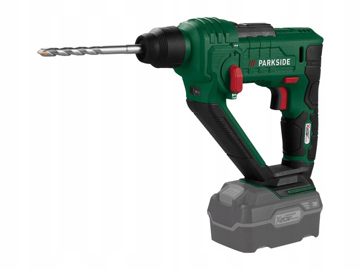 PARKSIDE Akumulatorowa MŁOTOWIERTARKA Udarowa PABH 20-Li D4, 20 V +