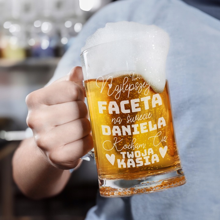 KUFEL Z GRAWEREM KUFEL DO PIWA PREZENT DLA TATY 18 30 40 50 60