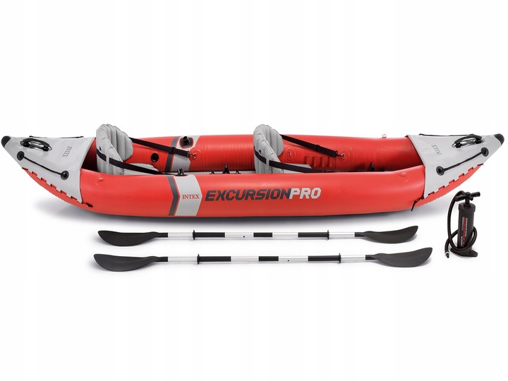 Kajak 2os. Excursion PRO Intex 68309 Pompka Wiosla MODEL 2024