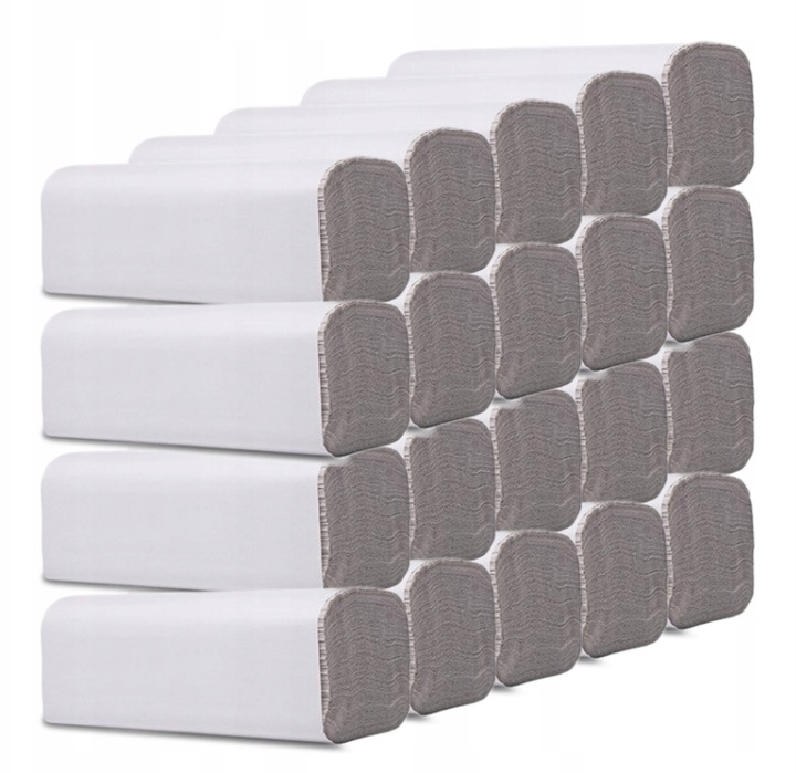 Ręcznik papierowy ZZ Bio szary 4000szt GRUBY Gramatura 38-40g 21cm x23 4000