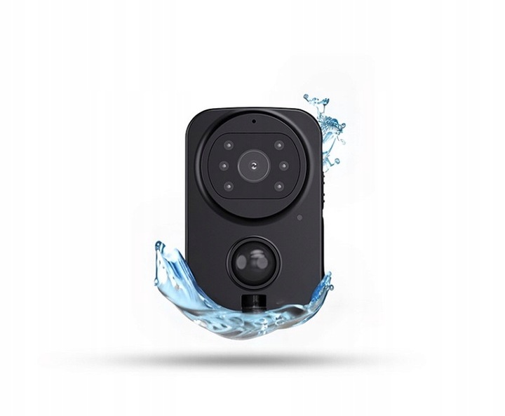 ZEWNĘTRZNA MINI KAMERA Z DETEKCJĄ RUCHU + TRYB NOCNY, BATERIA 1200mAh,