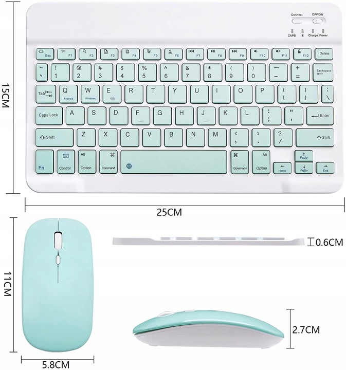 Klawiatura mysz bluetooth 3.0 Android ios Windows
