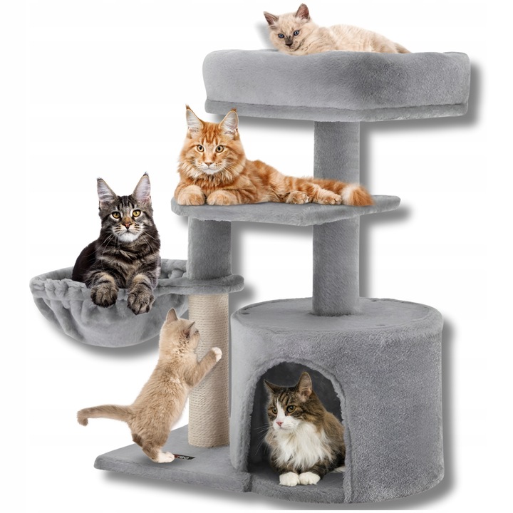 Drapak Dla Kota Duzy Legowisko Drapak z Domkiem Budka Drapaki 80cm