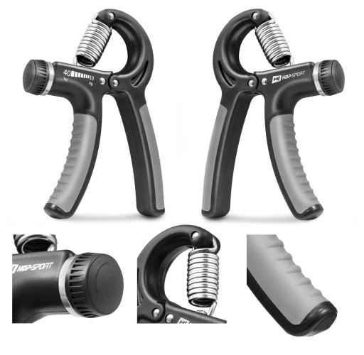 Ściskacz do rąk regulacja zestaw gum trening dłoni