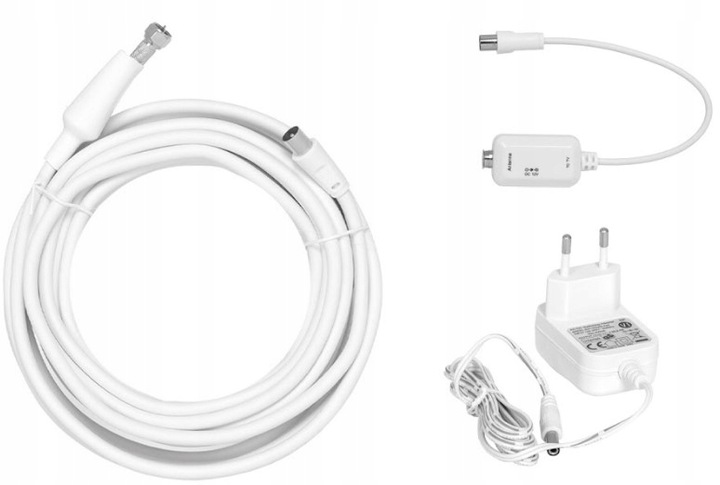 Antena dookólna Vayox Digital720 Combo VA0066 Wzmacniacz cyfrowy Biała