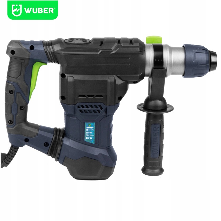 WIERTARKA MŁOTOWIERTARKA MŁOT UDAROWY 1500W MOCNA SDS+ WIERTŁA SZPICAK