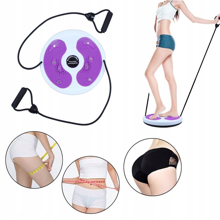 Twist Board z podeszwą masującą do bioder i talii, sprzęt do ćwiczeń w domu