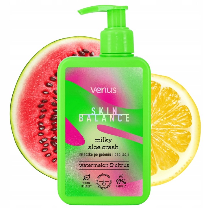 Balsam po goleniu i depilacji dla kobiet mleczko aloesowe Venus 250 ml