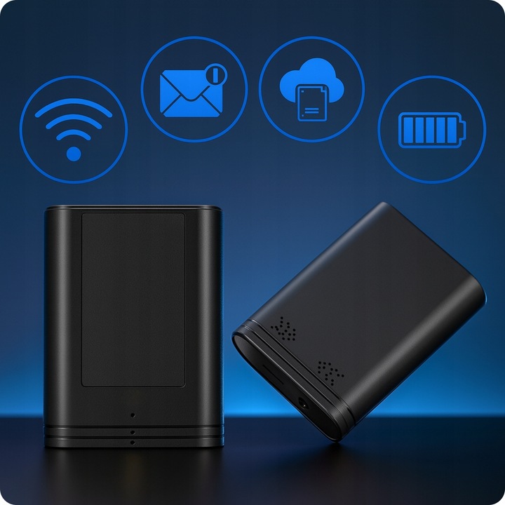 DYKTAFON SZPIEGOWSKI WIFI PODSŁUCH MAŁY MAGNES APLIKACJA ZDALNY