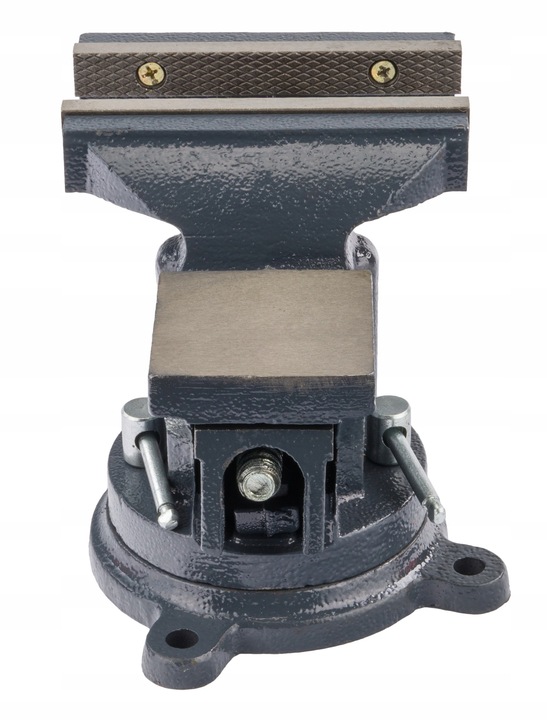 Imadło ŚLUSARSKIE 125 mm Obrotowe z Kowadłem 360