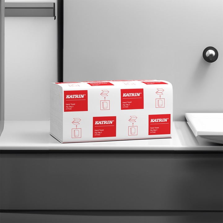 Ręcznik Papierowy ZZ 2 Warstwy Biały Handypack Ekonomiczny 3000 szt