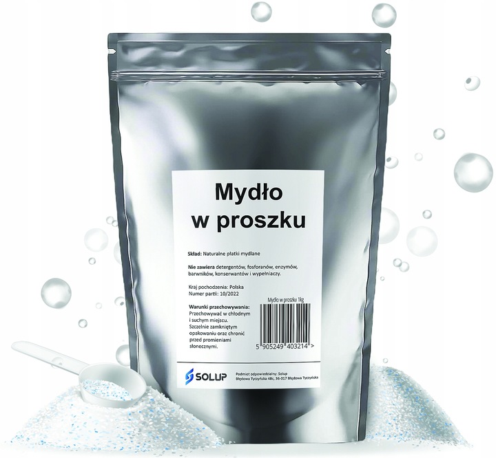 PŁATKI MYDLANE mydło w proszku NATURALNE EKO 1kg