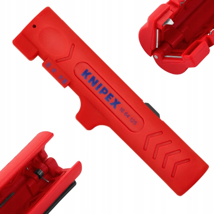 Ściągacz Izolacji Nóż do Kabli YDY YKY YDYp Uniwersalny KNIPEX 16 64 125 SB