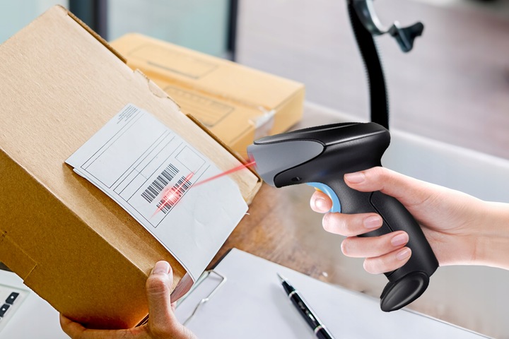 Czytnik Skaner Kodów Kreskowych Stacjonarny Laserowy EAN USB Przewodowy 1D