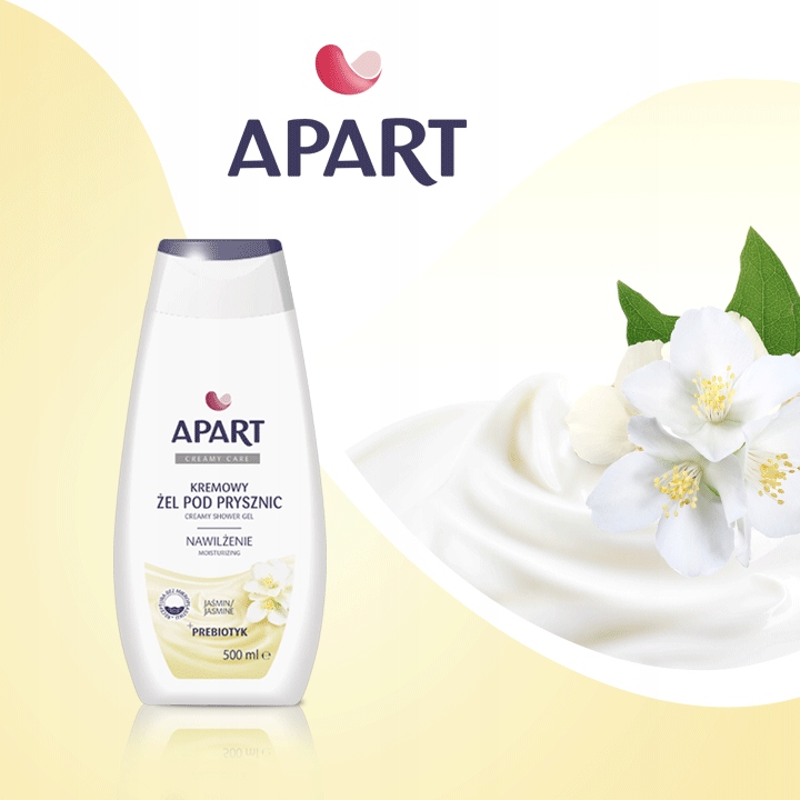 Apart Żel pod Prysznic Damski Vegan 96% Skł Pochodzenia Naturalnego 3x500ml