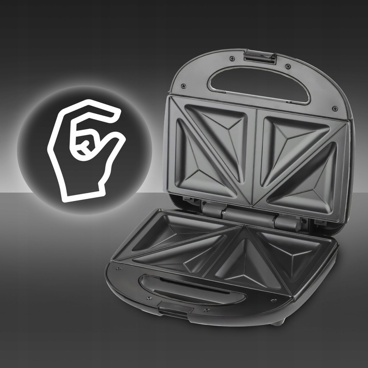 OPIEKACZ TOSTER DO KANAPEK CERAMICZNY DO CHRUPIĄCYCH TOSTÓW SANDWICH