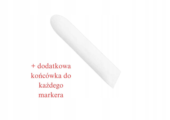 Marker pisak retuszerski do mebli podłóg schodów 12ml | MAT CZARNY