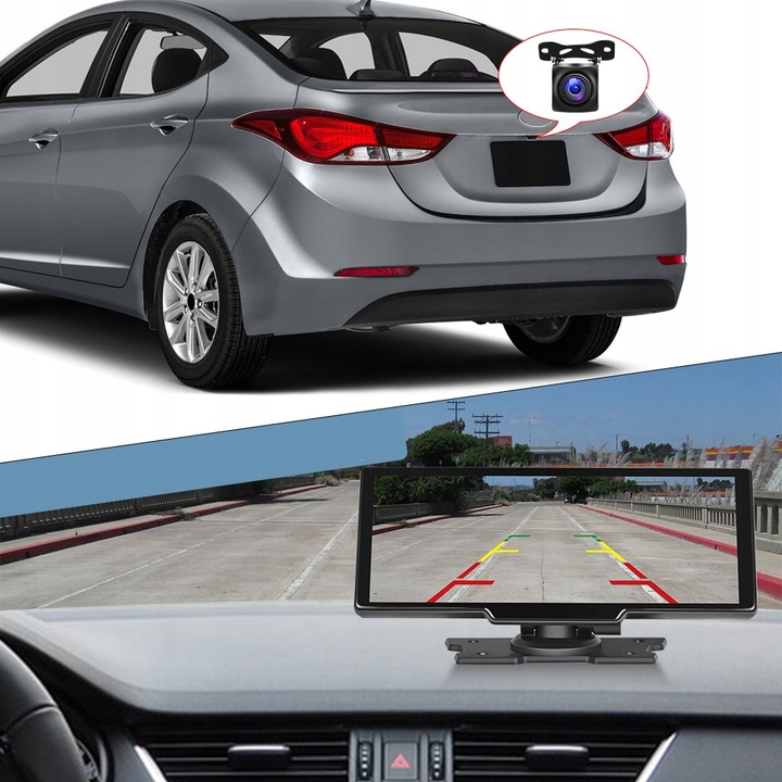 MONITOR SAMOCHODOWY RADIO ANDROID AUTO CARPLAY NAWIGACJA USB WIFI