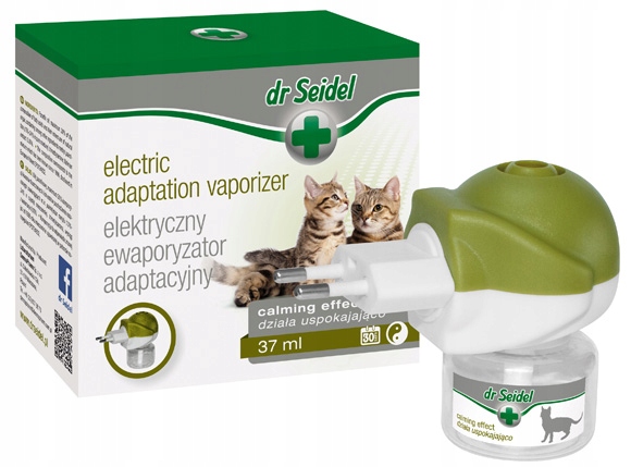 Dr Seidel ewaporyzator adaptacyjny dla kotów komplet (dyfuzor + wkład 37ml)
