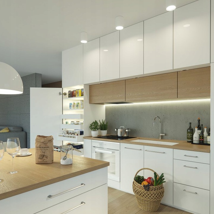 SZUFLADA GTV AXIS PRO 500A1 NISKA L500 H86 BIAŁA CICHY DOMYK WYSUW