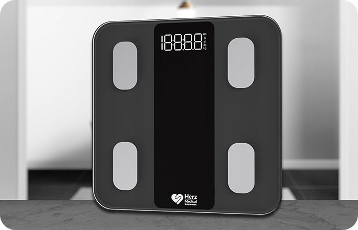 WAGA ŁAZIENKOWA ANALITYCZNA ELEKTRONICZNA SMART BMI TŁUSZCZ APLIKACJA