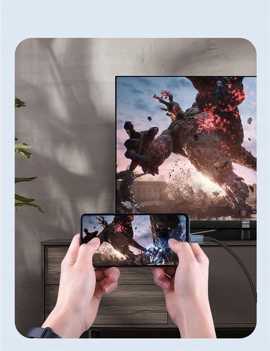 KABEL ADAPTER USB-C 3.1 TYP C DO HDMI 4K MHL 2m