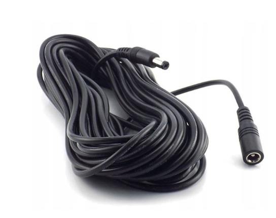 Przedłużacz zasilania kamery 10M 12V 5.5mm